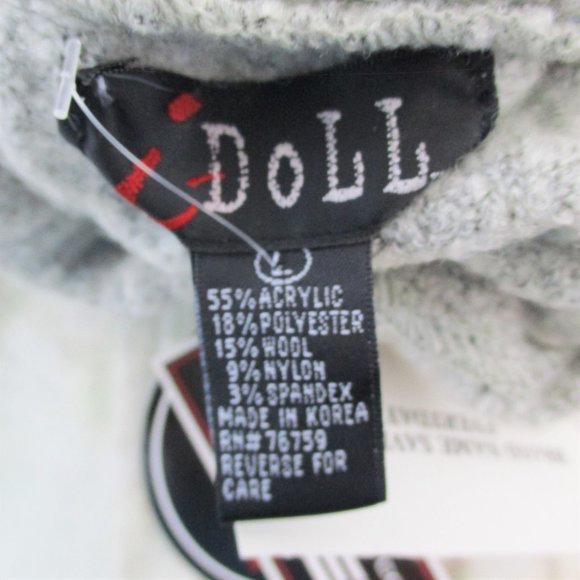 i-Doll Junior's Wool Blend Turtleneck Sweater - Picture 6 of 6